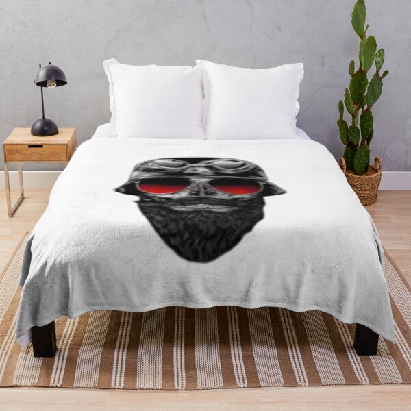 Item preview, Skull With Beard Aviator designed and sold by DAREENTER.