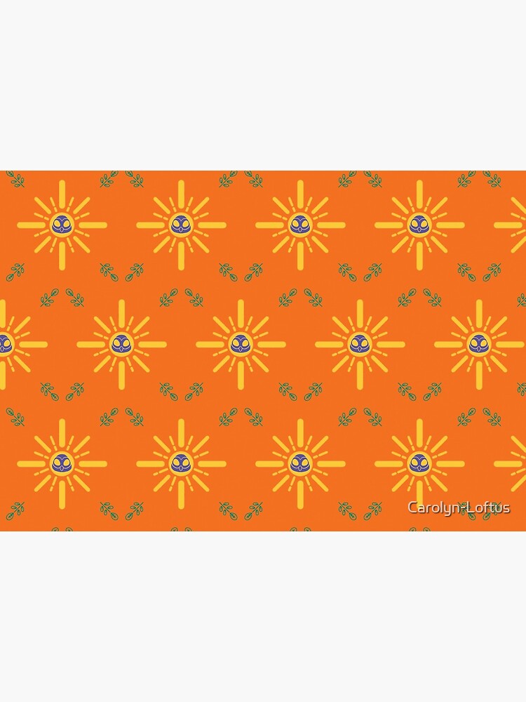 I am a Night Owl Doomed to the Life of an Early Bird, Main Pattern (Orange) by Carolyn-Loftus