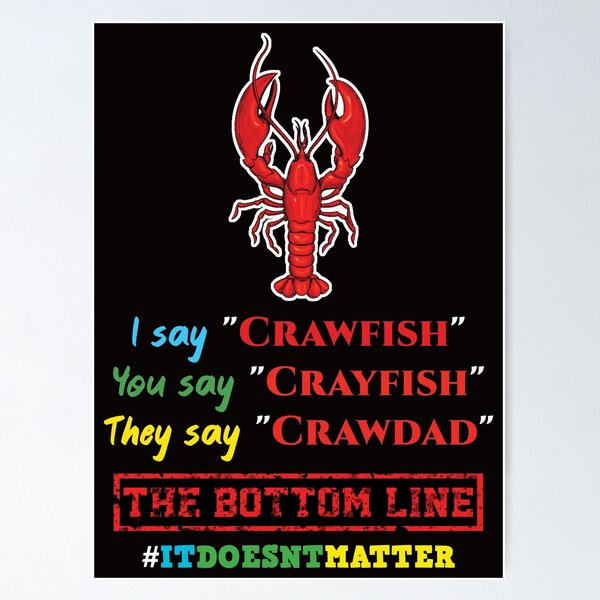 Item preview, Crawfish Crayfish Dilemma designed and sold by astrodesigner.