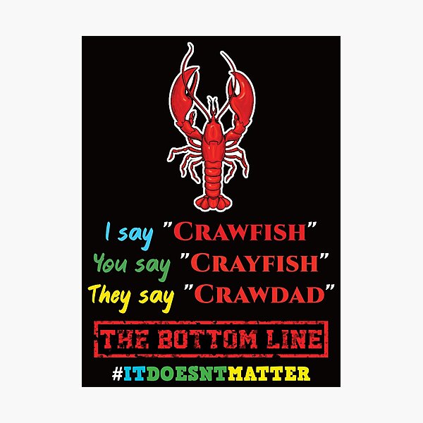 Item preview, Crawfish Crayfish Dilemma designed and sold by astrodesigner.