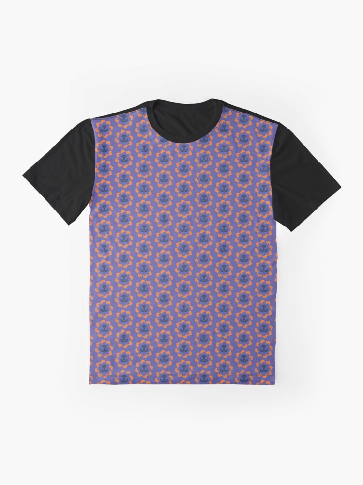 Alternate view of I am a Night Owl Doomed to the Life of an Early Bird, Sub Pattern (Purple) Graphic T-Shirt