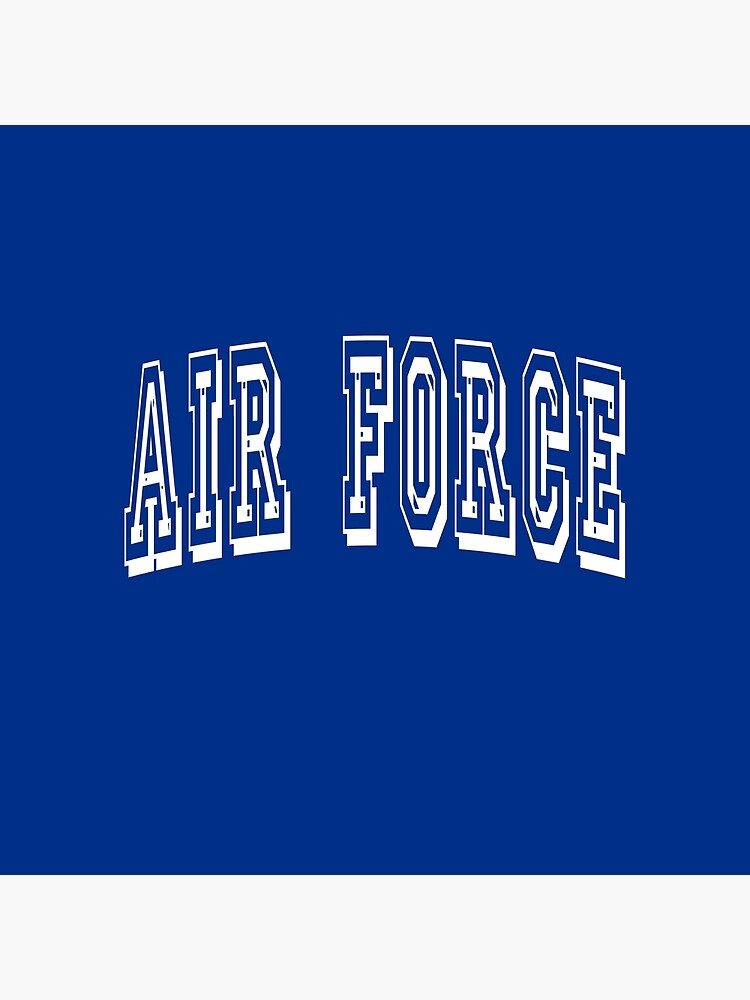 "Air Force Collegiate" Poster by Kmsptz Redbubble