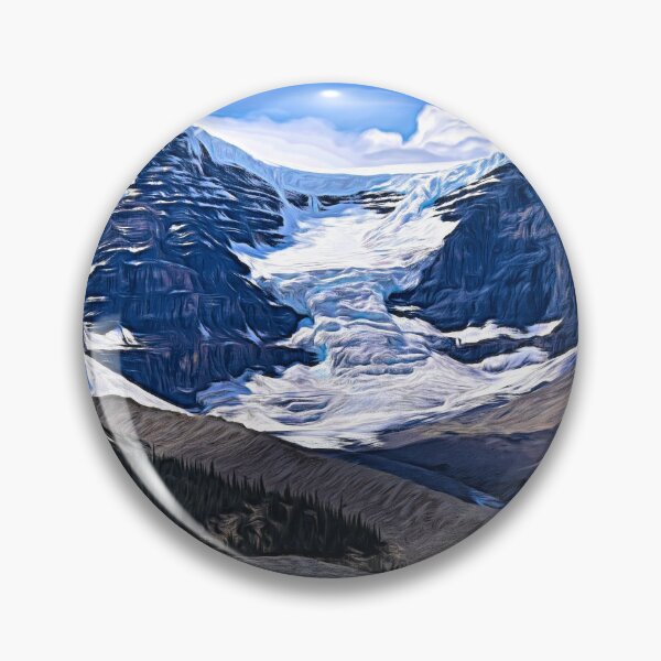 Item preview, Athabasca glacier illustration designed and sold by CanadianWild418.