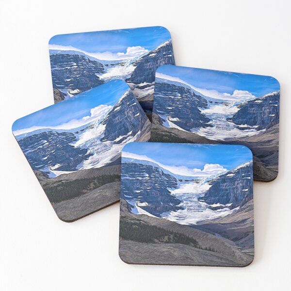 Item preview, Athabasca glacier illustration designed and sold by CanadianWild418.