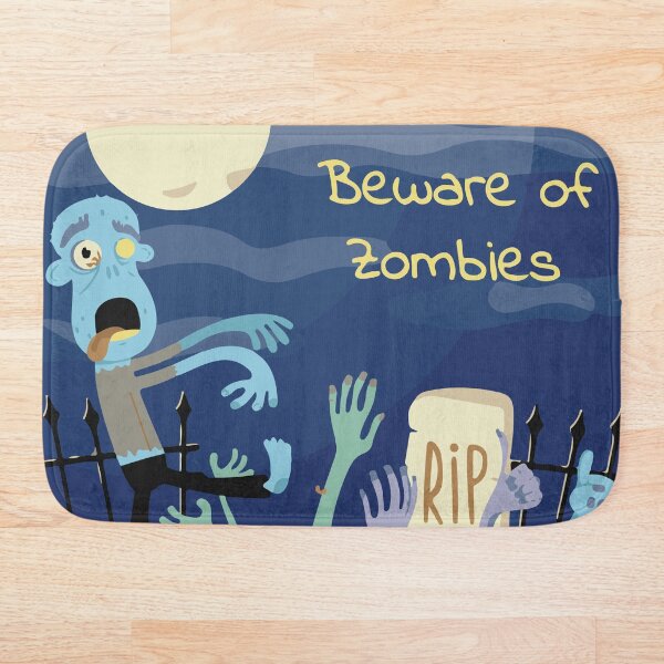 Artikelvorschau, Vorsicht vor Zombies Halloween entworfen und verkauft von Graphix-Space.
