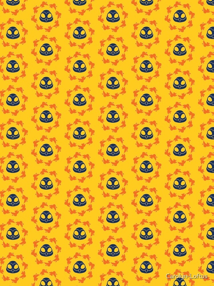 I am a Night Owl Doomed to the Life of an Early Bird, Sub Pattern (Yellow) by Carolyn-Loftus
