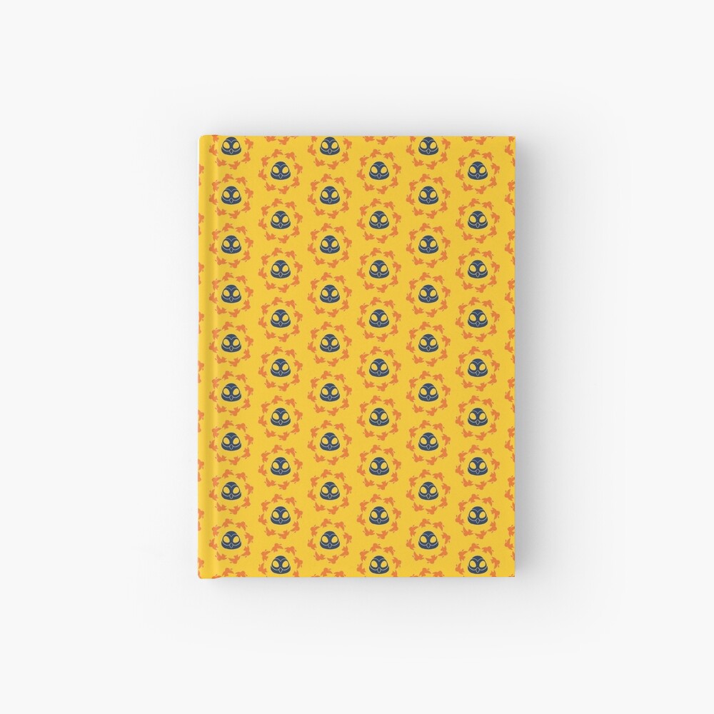 I am a Night Owl Doomed to the Life of an Early Bird, Sub Pattern (Yellow) Hardcover Journal