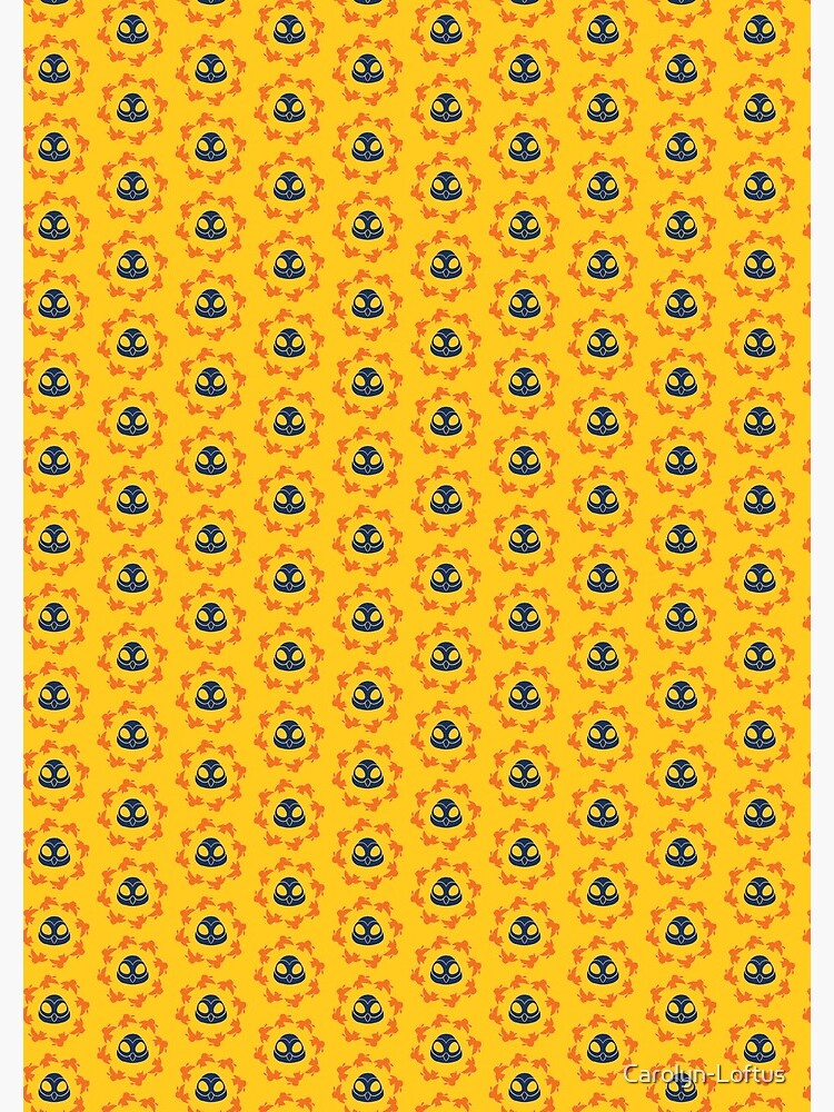 I am a Night Owl Doomed to the Life of an Early Bird, Sub Pattern (Yellow) by Carolyn-Loftus