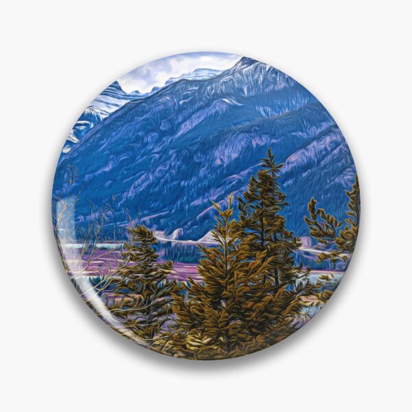 Item preview, Mountain scene illustration designed and sold by CanadianWild418.