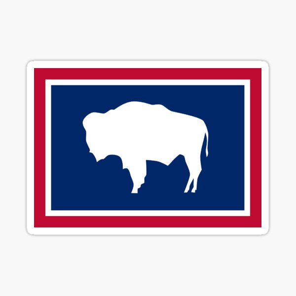 Wyoming Flag Sticker