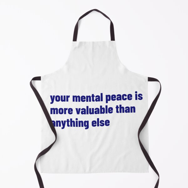 Item preview, Your mental peace in blue text  designed and sold by Luccianos.