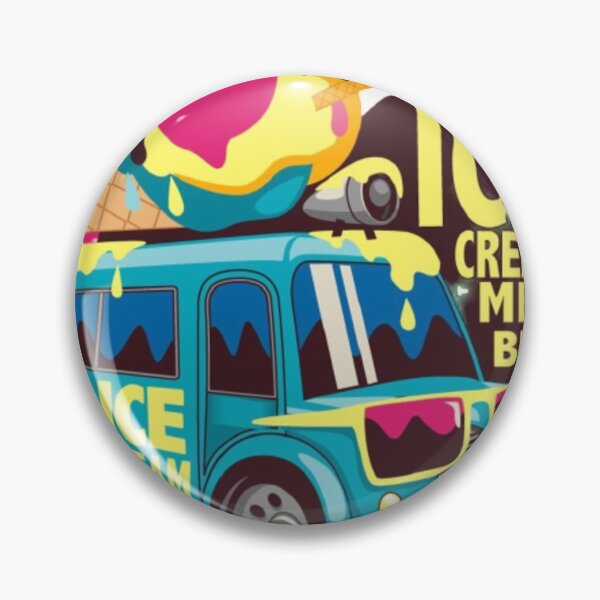 Item preview, Ice Cream Mini Bus designed and sold by MisaArtShop.