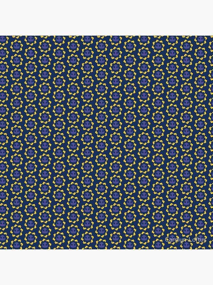 I am a Night Owl Doomed to the Life of an Early Bird, Sub Pattern (Blue) by Carolyn-Loftus