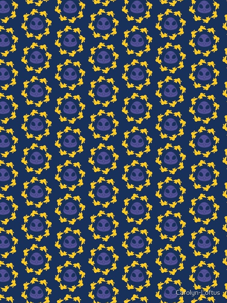 I am a Night Owl Doomed to the Life of an Early Bird, Sub Pattern (Blue) by Carolyn-Loftus