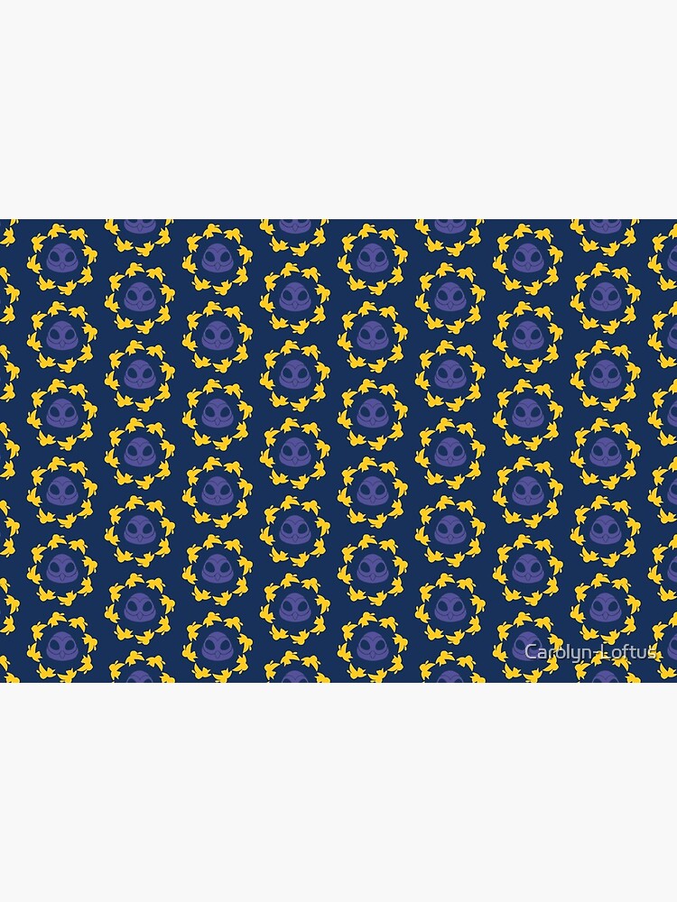 I am a Night Owl Doomed to the Life of an Early Bird, Sub Pattern (Blue) by Carolyn-Loftus