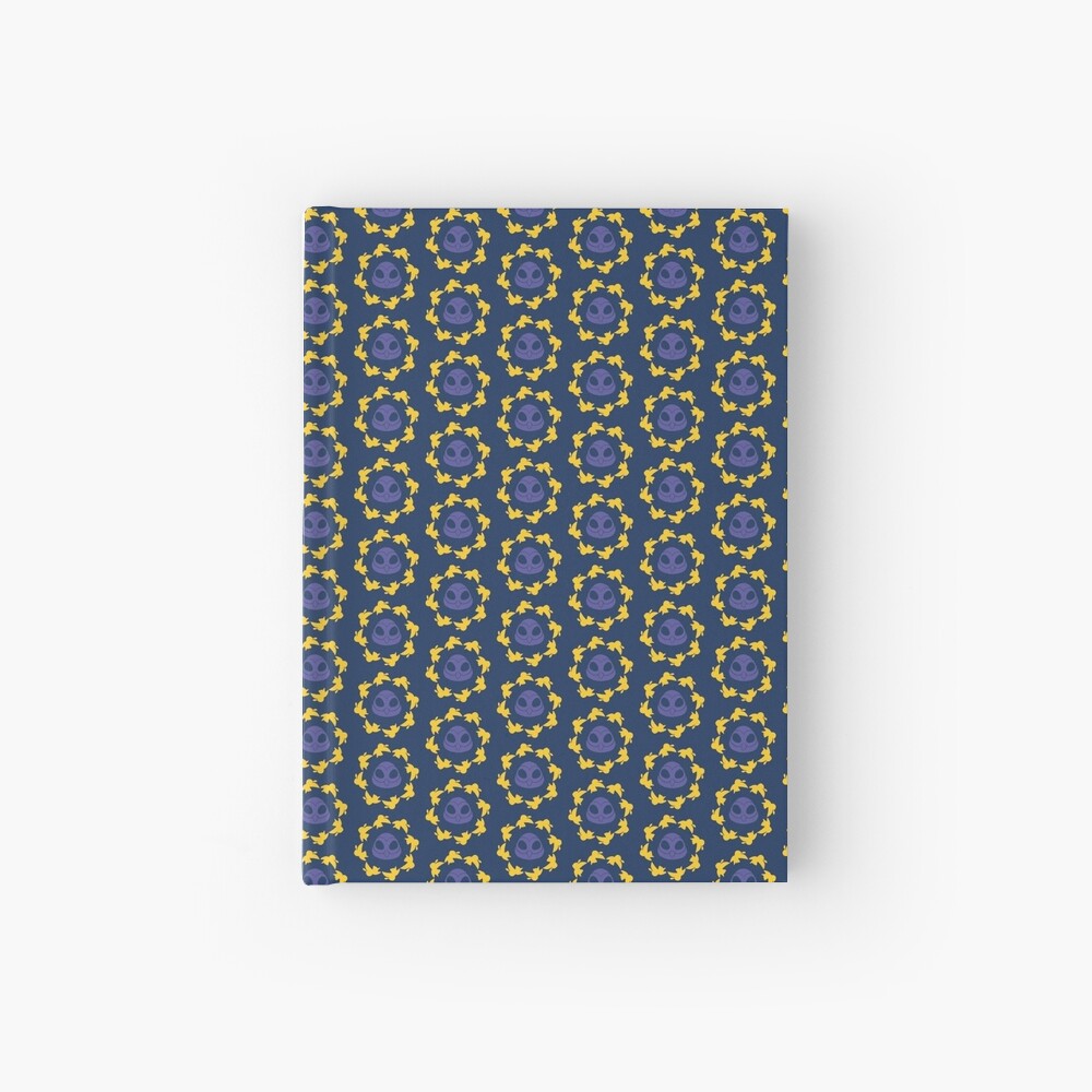 I am a Night Owl Doomed to the Life of an Early Bird, Sub Pattern (Blue) Hardcover Journal