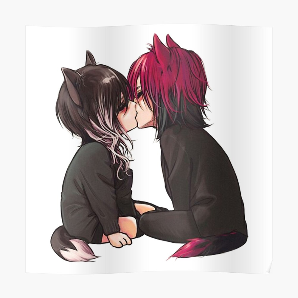 Wolf Couple Anime Canvas Prints for Sale | Redbubble