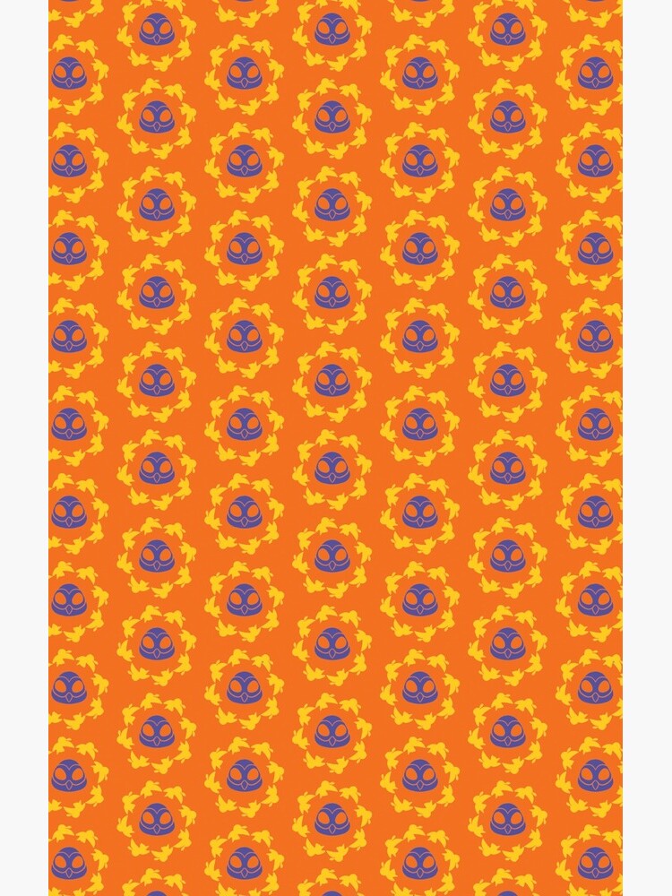 I am a Night Owl Doomed to the Life of an Early Bird, Sub Pattern (Orange) by Carolyn-Loftus