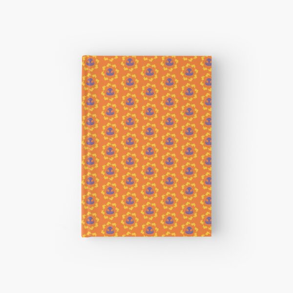 I am a Night Owl Doomed to the Life of an Early Bird, Sub Pattern (Orange) Hardcover Journal