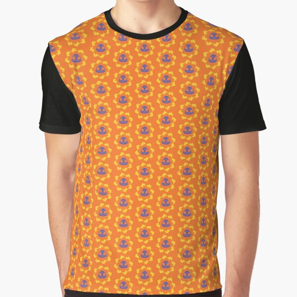I am a Night Owl Doomed to the Life of an Early Bird, Sub Pattern (Orange) Graphic T-Shirt