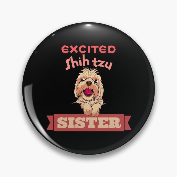 Item preview, excited shih tzu sister designed and sold by doctors-apparel.
