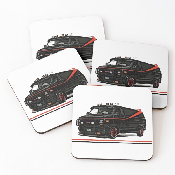 Item preview, The A-Team Van Print Stripes designed and sold by Matt Astle.
