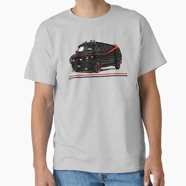 Aperçu de l'œuvre The A-Team Van Print Stripes créée et vendue par Matt Astle.