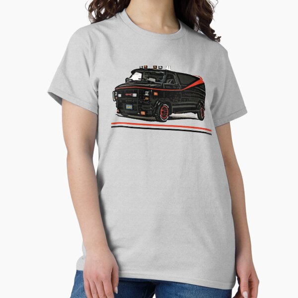 Aperçu de l'œuvre The A-Team Van Print Stripes créée et vendue par Matt Astle.