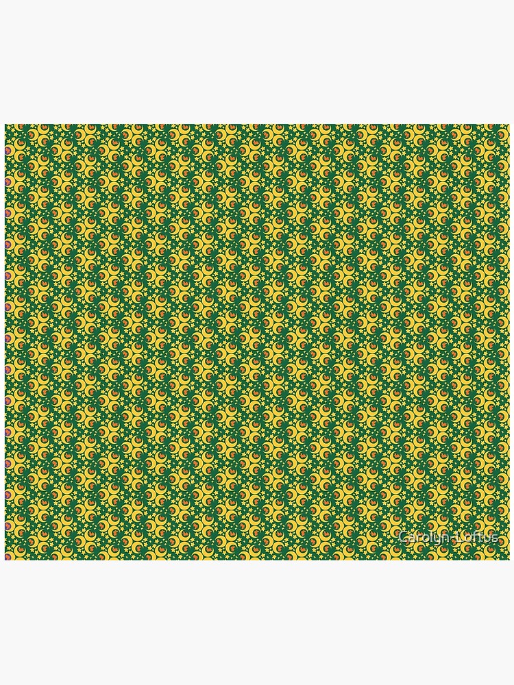 I am an Early Bird Doomed to the Life of a Night Owl, Main Pattern (Green) by Carolyn-Loftus