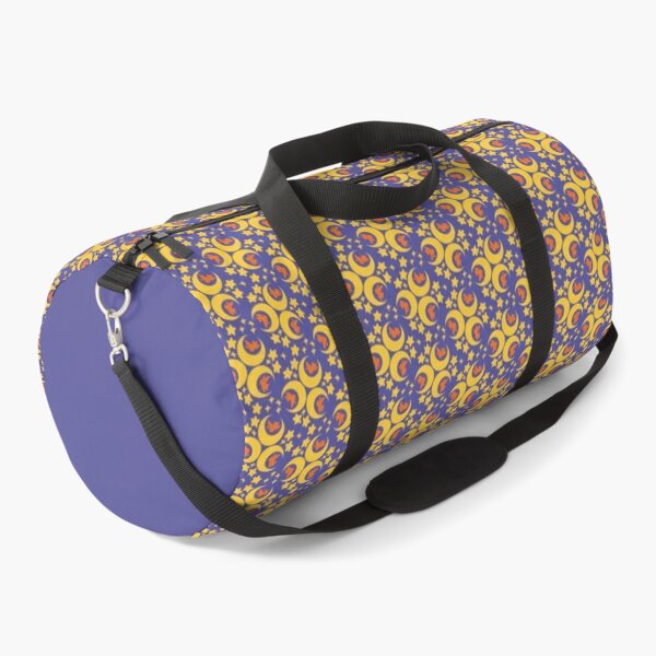 I am an Early Bird Doomed to the Life of a Night Owl, Main Pattern (Purple) Duffle Bag