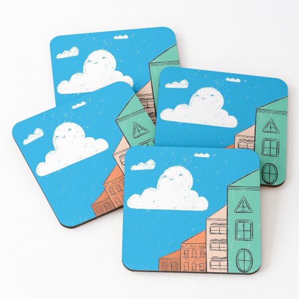 Item preview, Bright Happy Day city skyline  designed and sold by Jamie Letourneau.