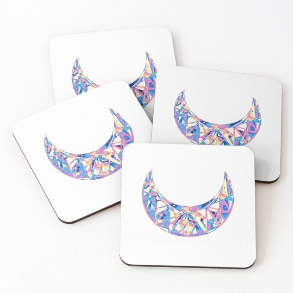 Item preview, Pretty Opal Crescent Moon Crystal designed and sold by arterialmotive.