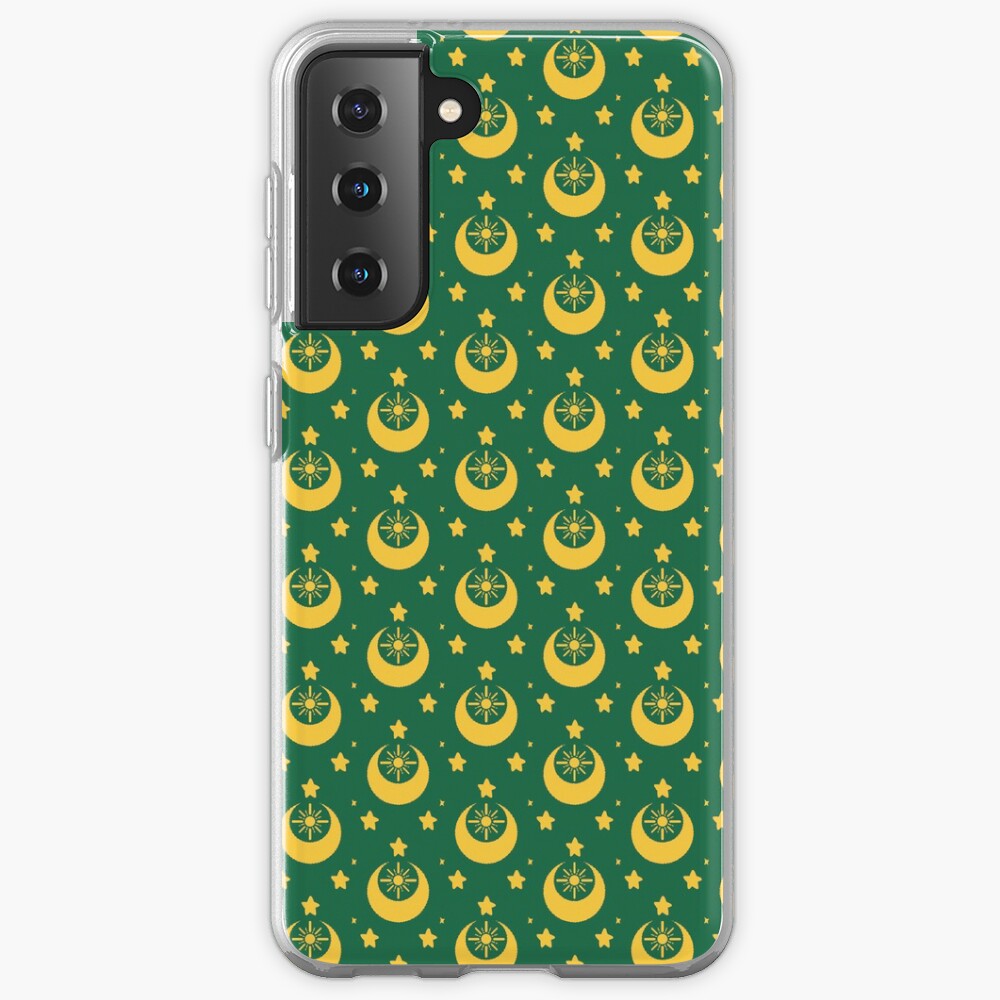 I am an Early Bird Doomed to the Life of a Night Owl, Sub Pattern (Green) Samsung Galaxy Phone Case