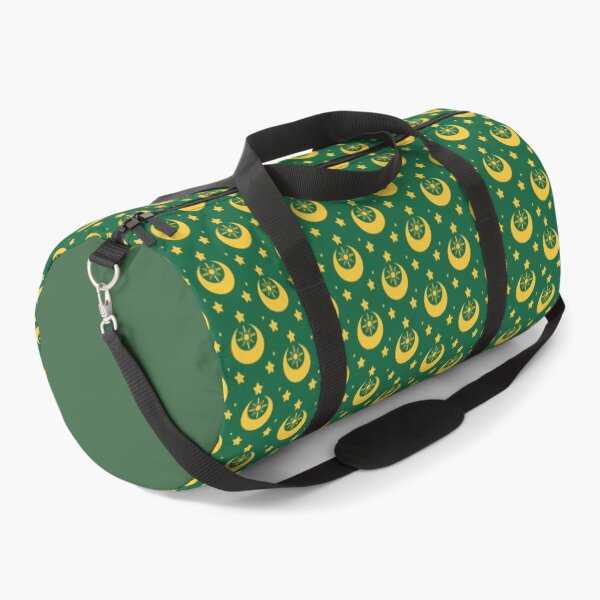 I am an Early Bird Doomed to the Life of a Night Owl, Sub Pattern (Green) Duffle Bag