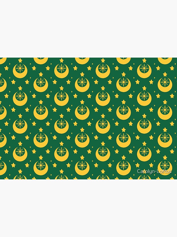 I am an Early Bird Doomed to the Life of a Night Owl, Sub Pattern (Green) by Carolyn-Loftus