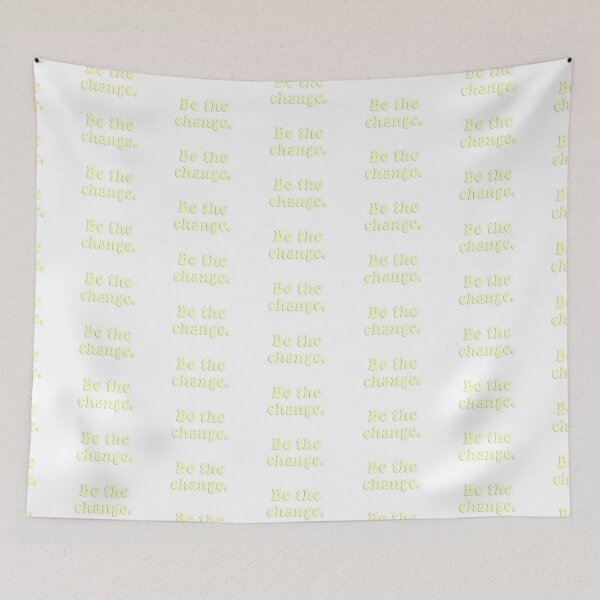 Item preview,  be the change.yellow designed and sold by amyhutchison.