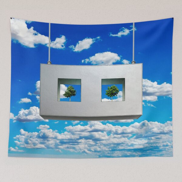 Item preview, Surreal art - Two trees in hanging structure designed and sold by Vela Barrera.