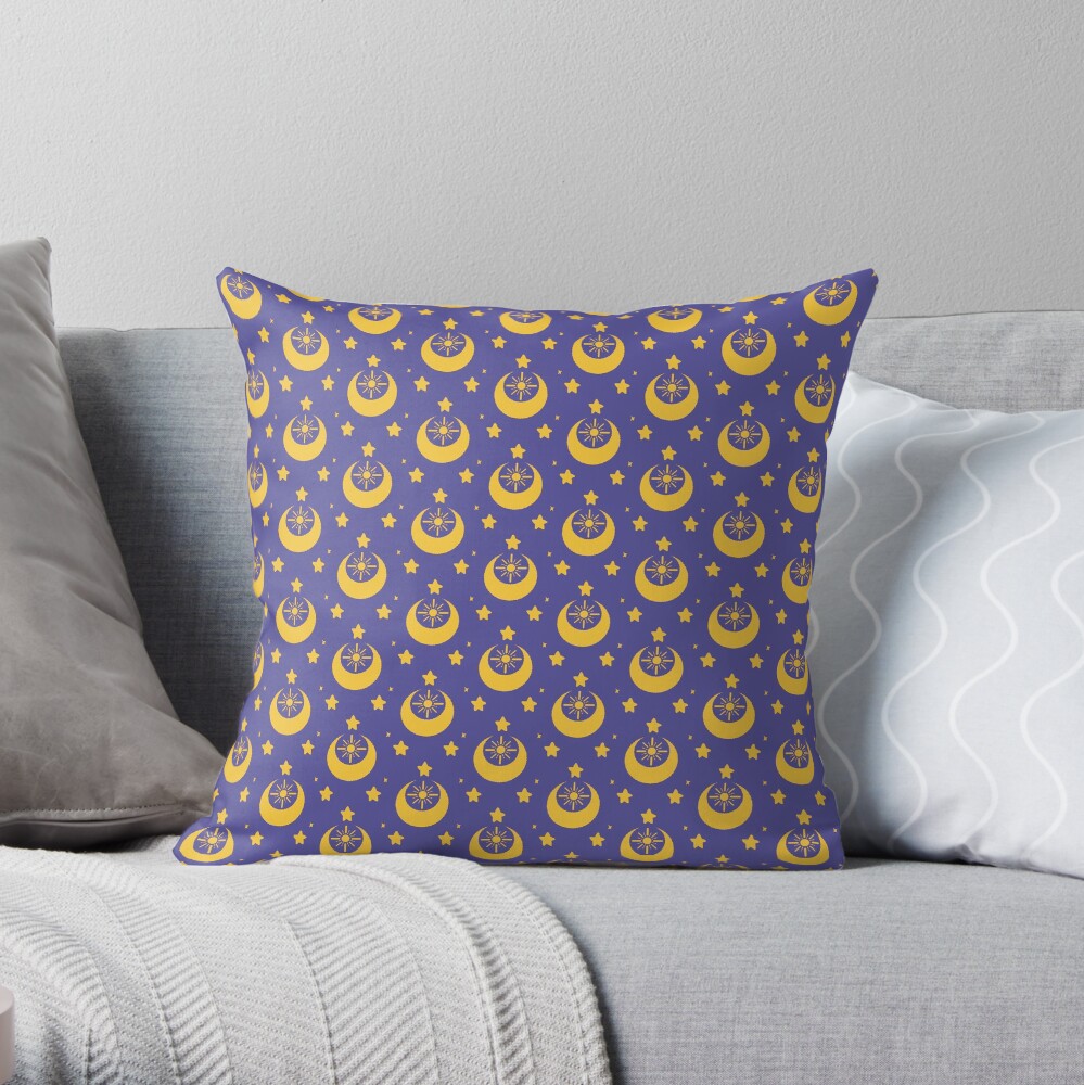 I am an Early Bird Doomed to the Life of a Night Owl, Sub Pattern (Purple) Throw Pillow
