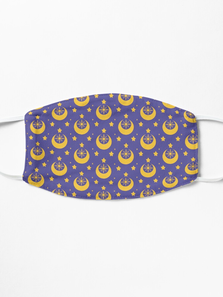 Alternate view of I am an Early Bird Doomed to the Life of a Night Owl, Sub Pattern (Purple) Mask