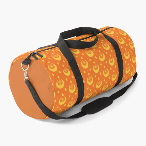 I am an Early Bird Doomed to the Life of a Night Owl, Sub Pattern (Orange) Duffle Bag