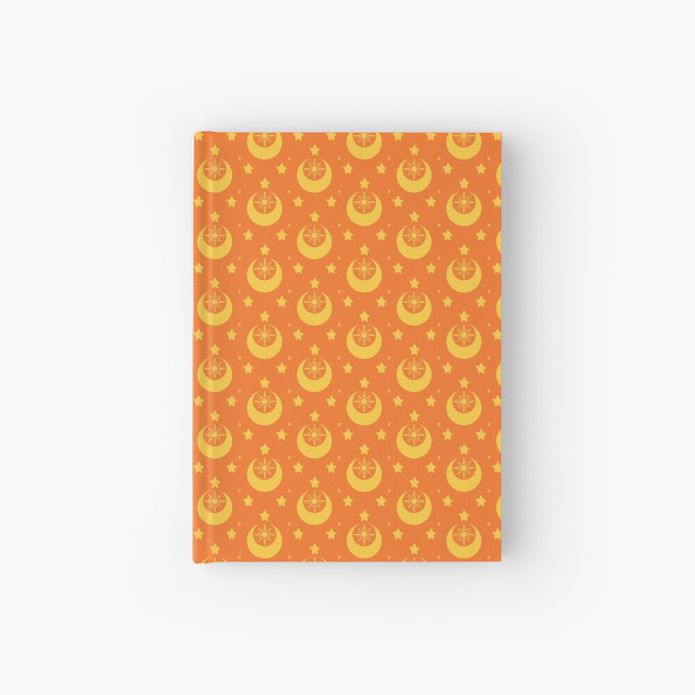 I am an Early Bird Doomed to the Life of a Night Owl, Sub Pattern (Orange) Hardcover Journal