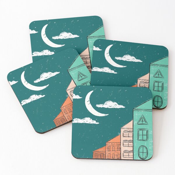 Item preview, Bright Happy Night city skyline designed and sold by Jamie Letourneau.