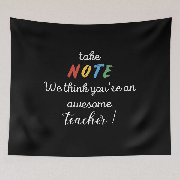 Item preview, Take NOTE we think you're an awesome teacher !  designed and sold by btilyas.