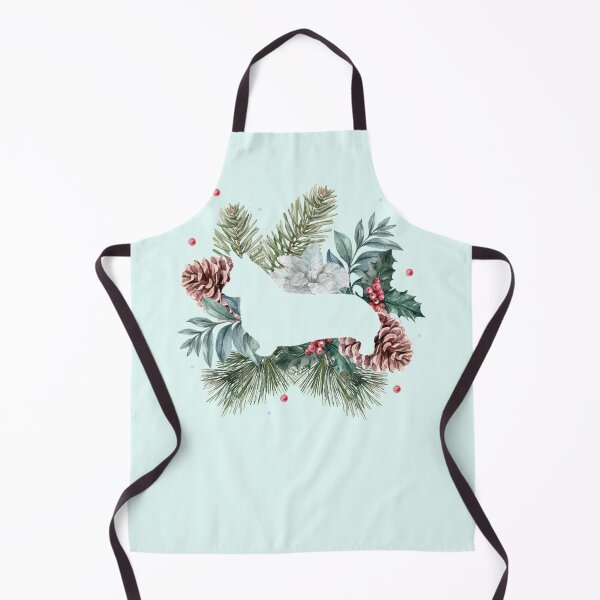 Item preview, Corgi Silhouette - Winter Leaves designed and sold by MaplewoodMerch.