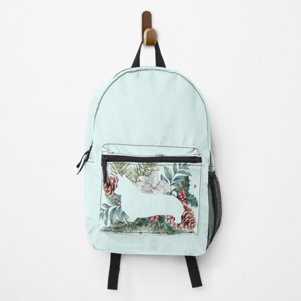 Item preview, Corgi Silhouette - Winter Leaves designed and sold by MaplewoodMerch.