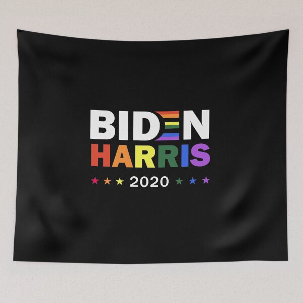 Item preview, Joe Biden Kamala Harris 2020 Rainbow Gay Pride LGBT Election Presidential Campaign designed and sold by aronia.