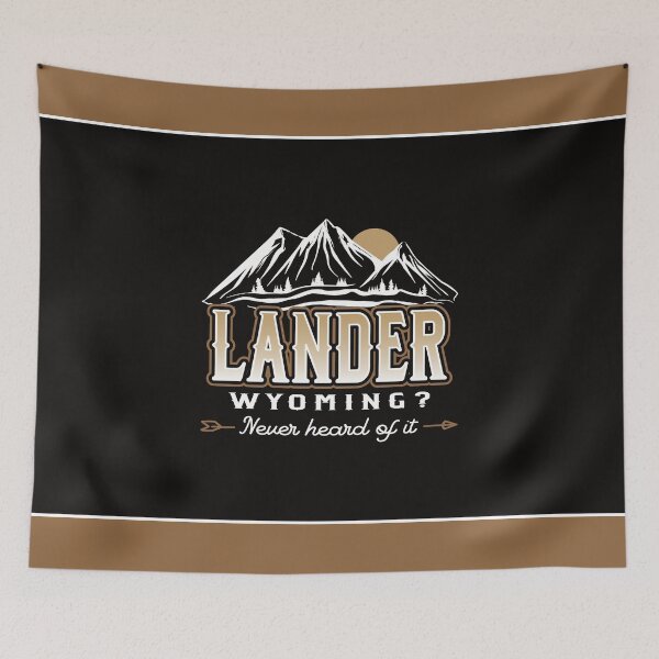 Item preview, Lander Wyoming WY Conspiracy Theory designed and sold by NoBonesLife.