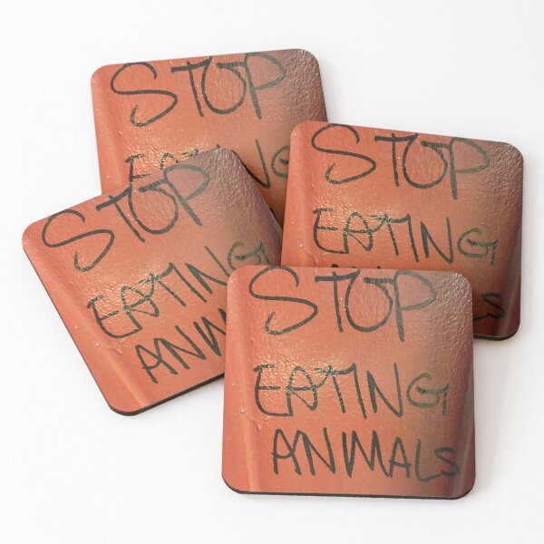 Item preview, Stop eating animals  designed and sold by BOBBYBABE.