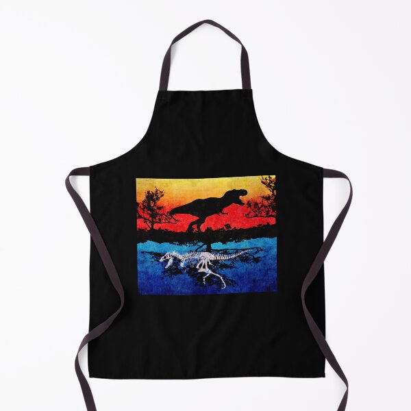 Item preview, Dinosaurs T Rex Bones Silhouette Dinosaur Art Illustration designed and sold by DebiPhillips.