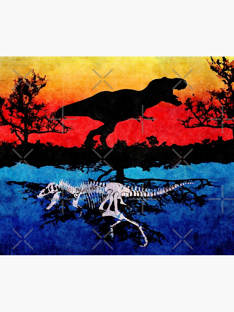 Utahraptor Jumping Black Silhouette Dinosaur - Utahraptor - Posters and Art  Prints